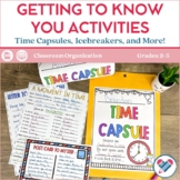 Getting to Know You Activities and Icebreakers - Time Caps
