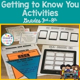 Getting to Know You Activities