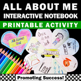 All About Me Craft Special Education First Day of Back to 