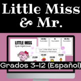 Getting to Know You Activity- SPANISH Little Miss/Mr Meme Creator