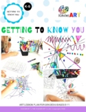 Getting to Know You Art Lesson with Oodles of Printables/W