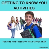Getting to Know You Back to School Activities
