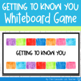 Getting to Know You Back to School Interactive Whiteboard Game