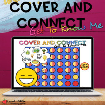 Preview of Getting to Know You Cover and Connect | Digital Learning | All About Me
