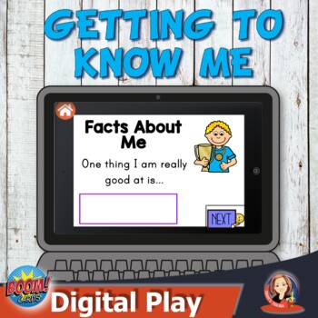 Preview of Getting to Know Me Digital Boom Cards