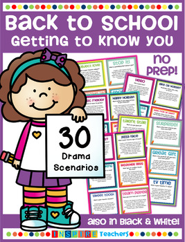 Preview of Back to School - 30 Getting to Know You Drama Scenarios