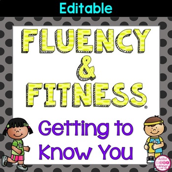 Preview of Getting to Know You Fluency & Fitness® Brain Breaks