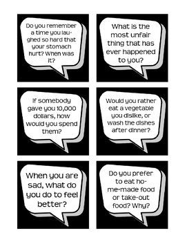 Getting to Know You Game | 180 Prompts | Conversation Starters ...