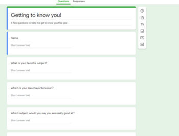 Getting to Know You Google Form by Devine Technology | TpT