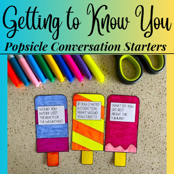 THE GETTING TO KNOW YOU GAME: Back to School Conversation Starter
