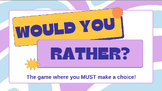 Getting to Know You "Would You Rather" Ice Breaker Bundle 