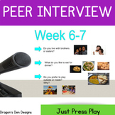 Peer Interview for EL, SLP, SEL, Lunch Bunch, and Circle/M