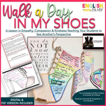 Walk In My Shoes Mat with Activities and Teacher Guide