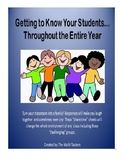 Getting to Know Your Students Throughout the Entire Year (