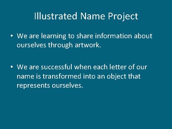 Getting to know you illustrated name project! by Art Made EZ | TPT