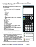 Getting to know your TI-84+CE Calculator, handheld or online
