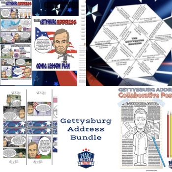 Preview of Gettysburg Address Comic and Poster Bundle
