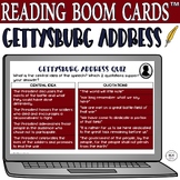 Gettysburg Address Quiz BOOM Cards Abraham Lincoln Speech 