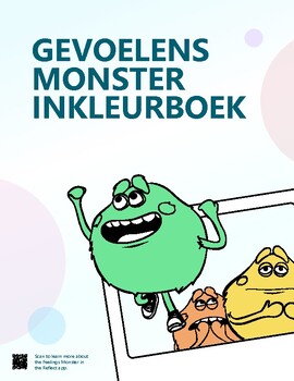 Preview of Gevoelens Monster Inkleurboek