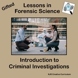 Gfited Lessons in Forensic Science Introduction to Crimina
