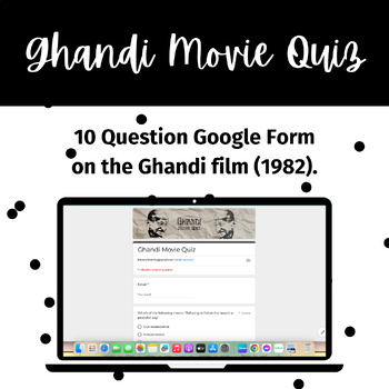 Preview of Ghandi Movie Quiz