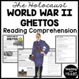 Ghettos in World War II and Holocaust Reading Comprehensio