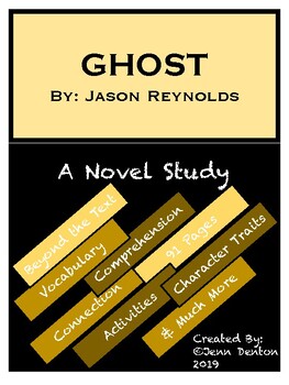 Ghost Novel Study for Special Education Jason Reynolds Track Series #1 •  Special Needs for Special Kids