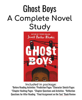 Preview of Ghost Boys - A Complete No Prep Novel Study (Independent or Whole Group)