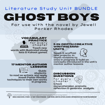 Preview of Ghost Boys: A Literature Study Unit (Editable BUNDLE)