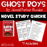 Ghost Boys Novel Study Quickie
