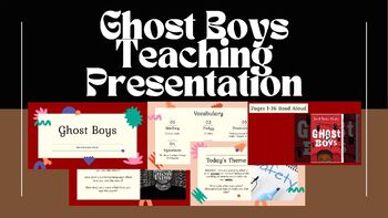 Preview of Ghost Boys Teaching Presentation