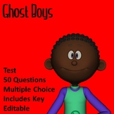 Ghost Boys Test EDITABLE!