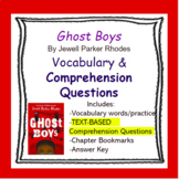 Ghost Boys Vocab and Reading Comprehension