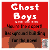 Ghost Boys by Jewel Parker Rhodes- Pre Reading Background 