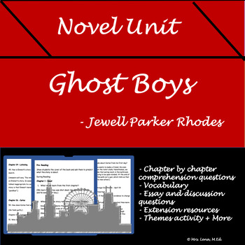 Preview of Ghost Boys by Jewell Parker Rhodes Novel Guide