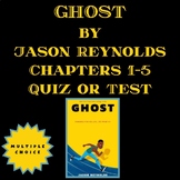 Ghost By Jason Reynolds, Chapters 1-5 Multiple Choice Quiz