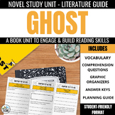 Ghost: Comprehension & Novel Study Activities for Ghost by