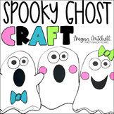 Ghost Craft Fall October Halloween Bulletin Board Activity
