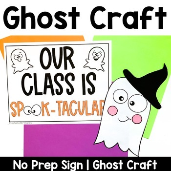 Preview of Ghost Craft | Halloween Bulletin Board