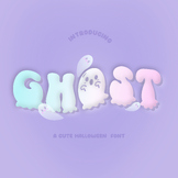Ghost Creepy Cute Halloween Font