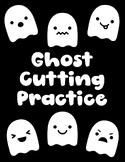 Ghost Cutting Practice - Halloween Fine Motor, Scissor Skills