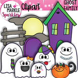 Ghost Family Halloween Clipart