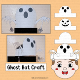 Ghost Hat Craft Halloween Crown Spider Headband Activities