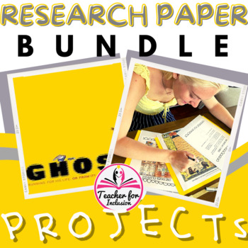 Preview of Ghost Jason Reynolds Project/Research Paper Bundle