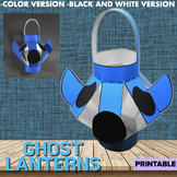 Ghost Lantern Craft, Printable Letter G Craft, Halloween, 