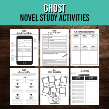 Ghost Novel Study for Special Education Jason Reynolds Track Series #1 •  Special Needs for Special Kids