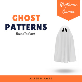 Preview of Halloween Rhythm Games: Ghost Patterns {Bundled Set}