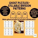 Fall SOR Activities: Ghost Puzzles for Syllable Division +