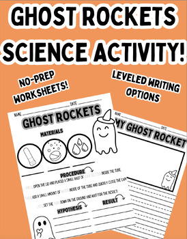 Preview of Ghost Rockets Halloween Science Activity