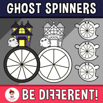 Preview of Ghost Spinners Clipart